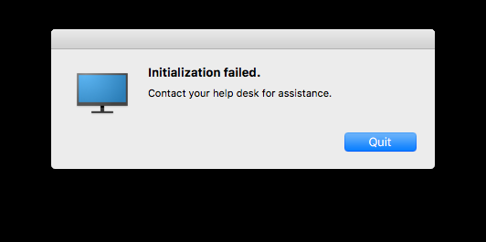 Troubleshoot initialization failed on mac for citrix receiver